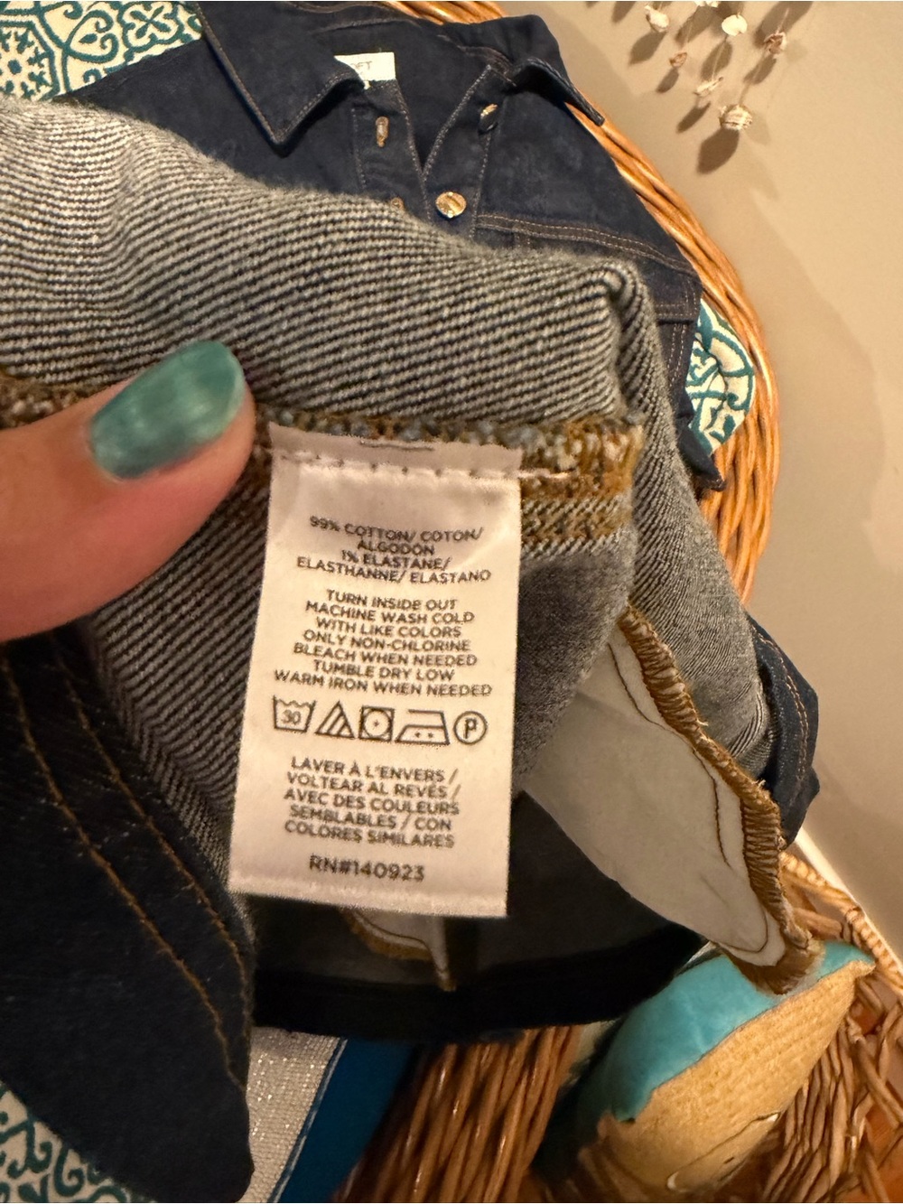 NWT LOFT Outlet Dark Wash Denim Polo Shirt Dress - Picture 7 of 7